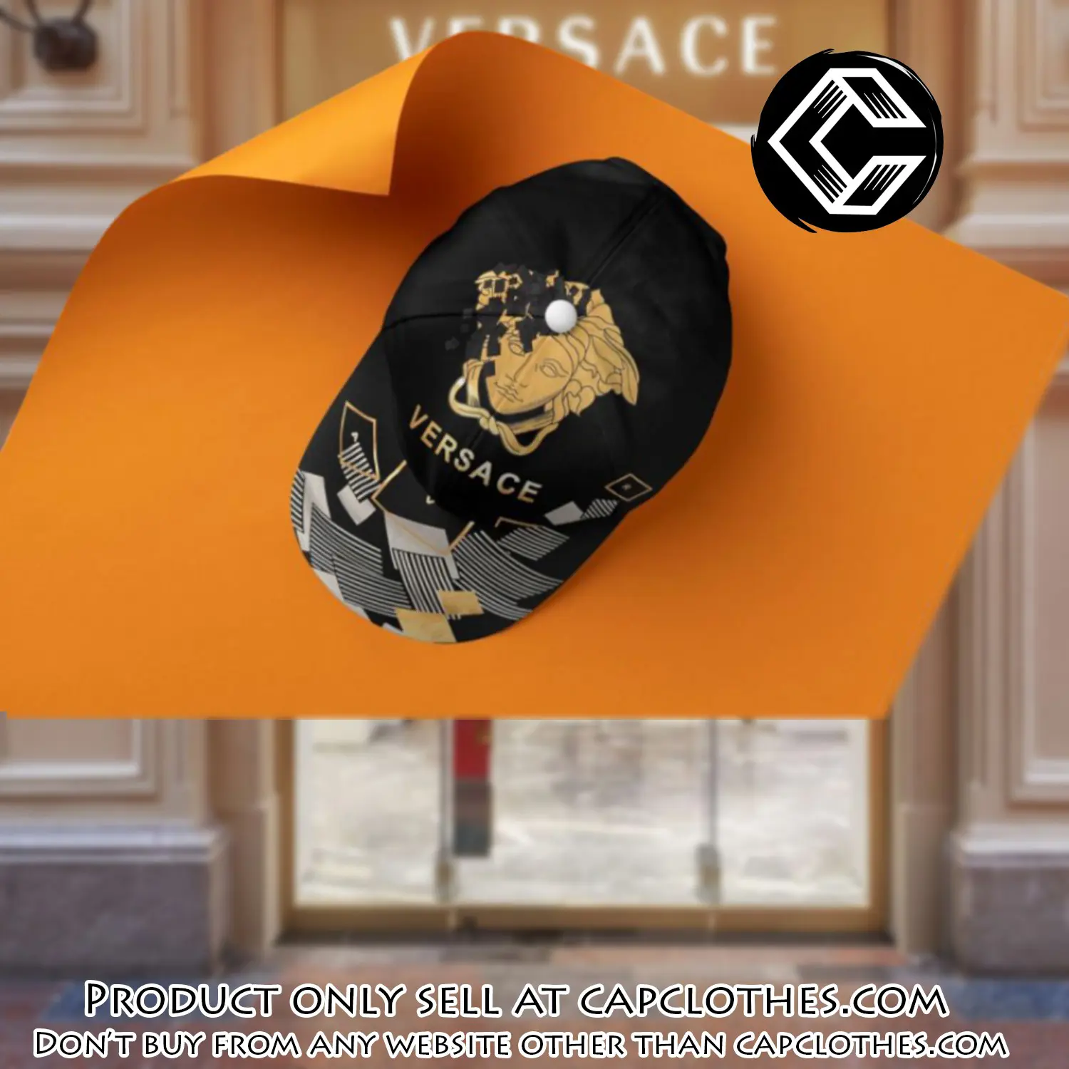 Versace luxury cap print 3d trending cap ctc1137 cc4539404